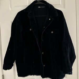 Zara Black Corduroy Jacket